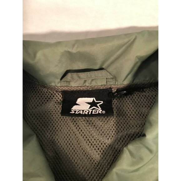 Starter Windbreaker Jacket Mens Sz XXL Green - Picture 5 of 8